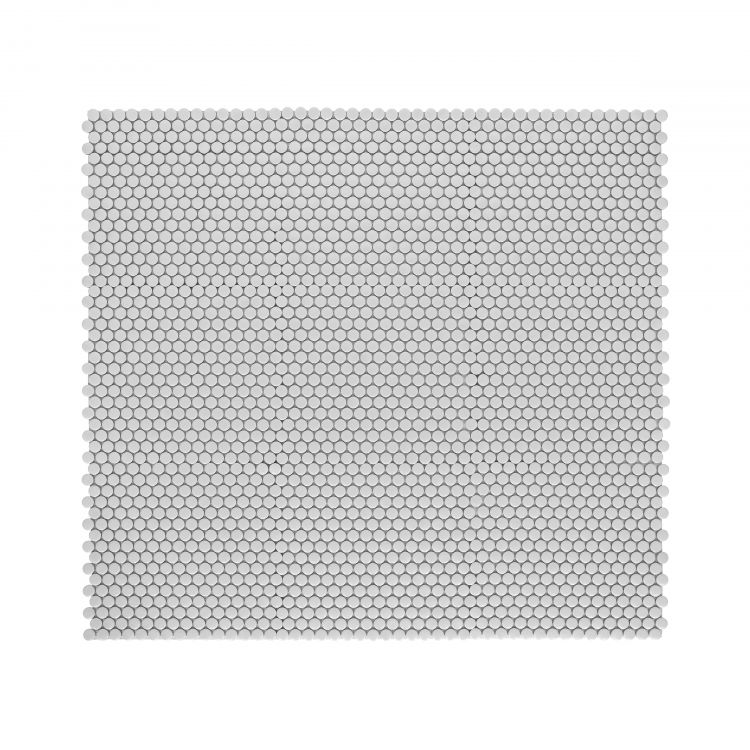 Penny Round Natural Grey Matte 11.5 x 12.25